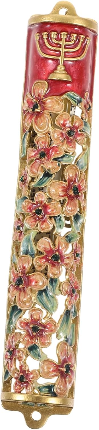 PRETYZOOM Mezuzah Door Decor Jewish Blessing Scroll Art