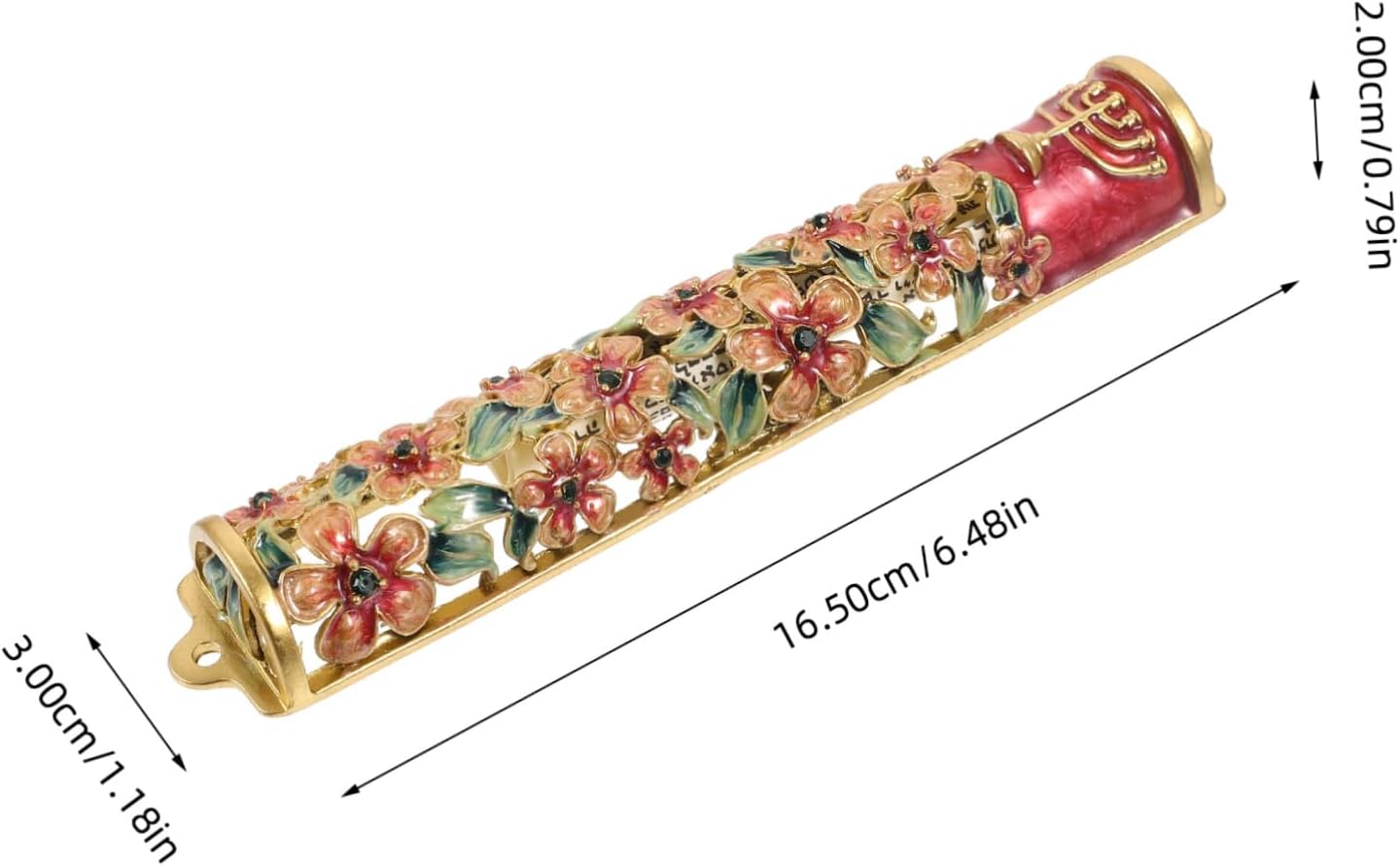 PRETYZOOM Mezuzah Door Decor Jewish Blessing Scroll Art