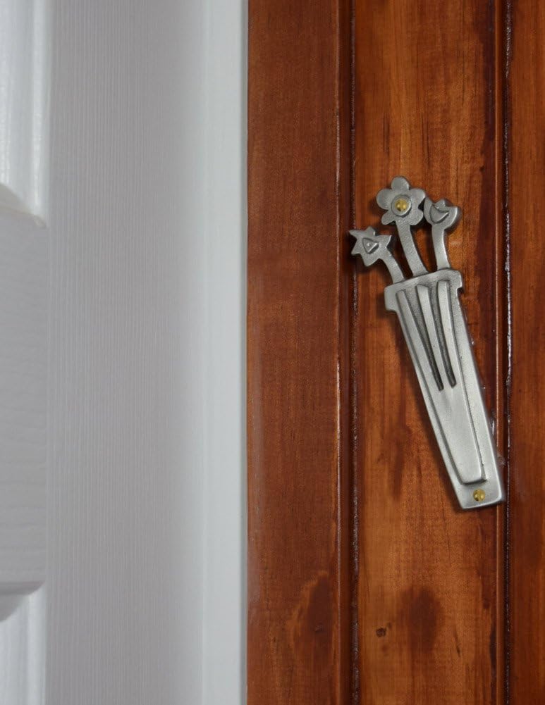Modern Artisans American Made Pewter Mezuzah 4 Inch