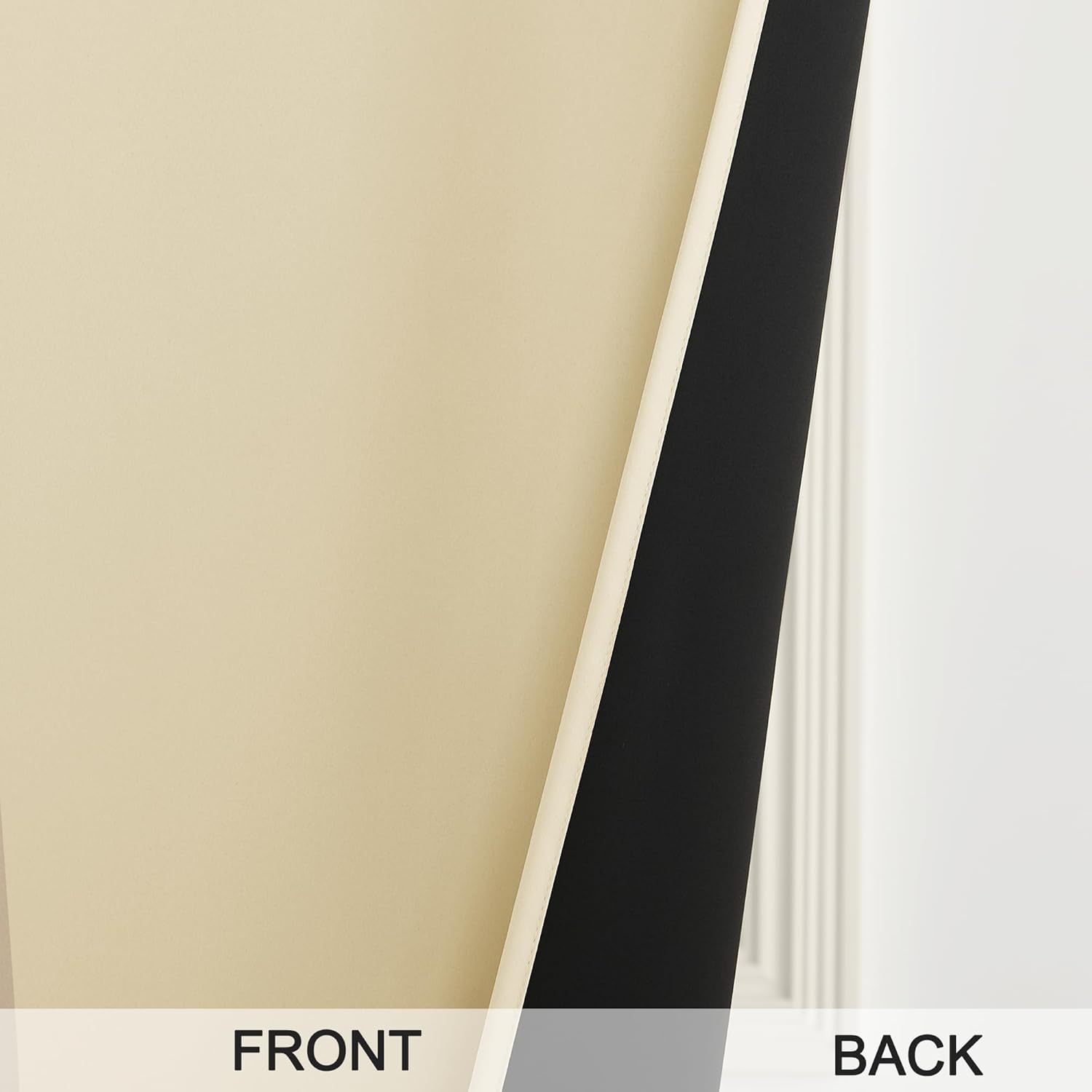RYB HOME Blackout Curtain Panel for Door Windows