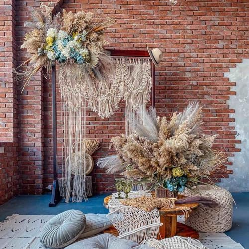 Boho Wedding Arch Macrame Curtain Decor 708W866L