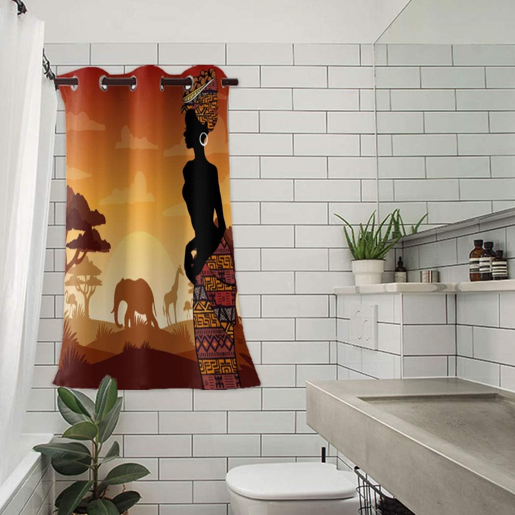 Thermal Insulated Grommet Curtains Sunset Calm Evening