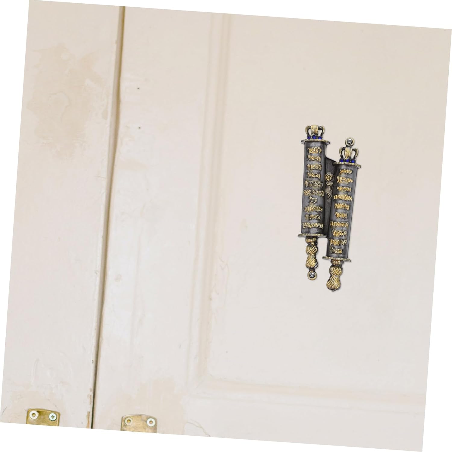 Cabilock Jerusalem Menorah Mezuzah Case