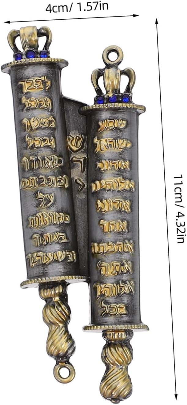Sosoport Metal Mezuzah Scroll for Door