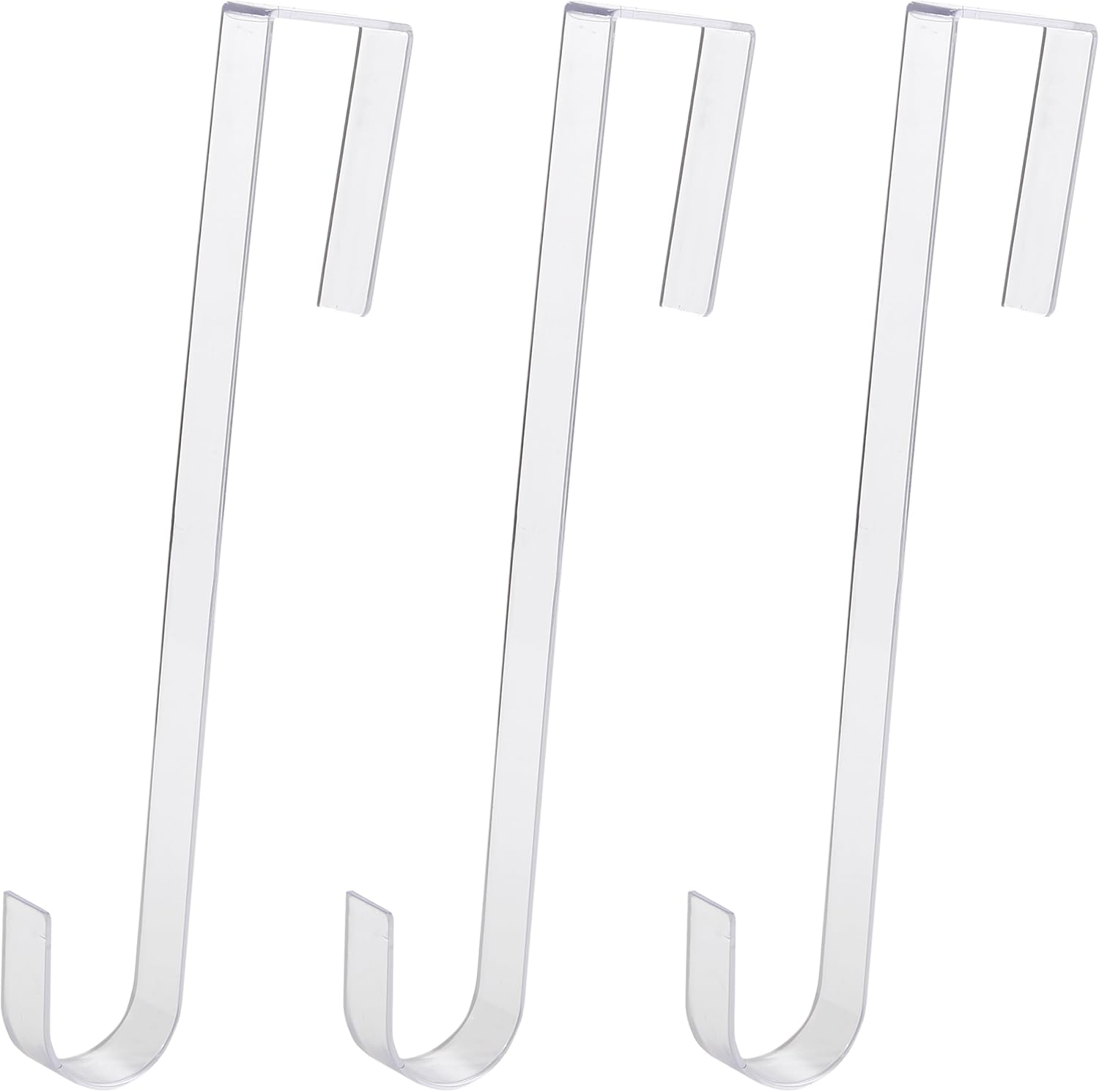 Non Scratch 100 Clear Wreath Hanger 3 Pack
