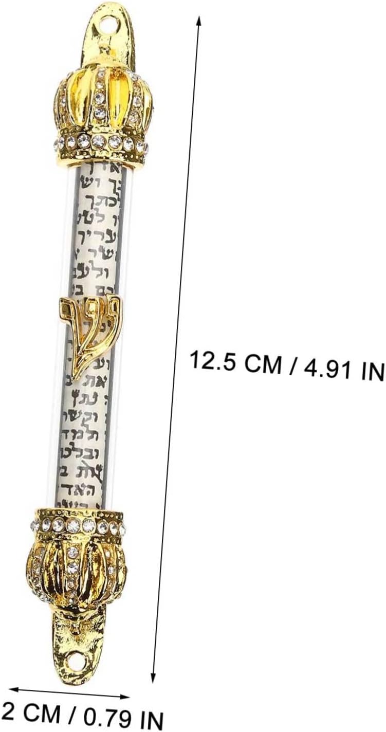 PRETYZOOM Metal Mezuzah Door Decor
