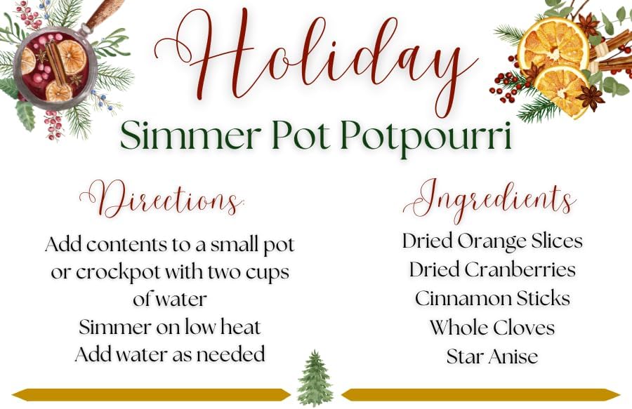 Holiday Simmer Pot with Orange Cranberry Cinnamon