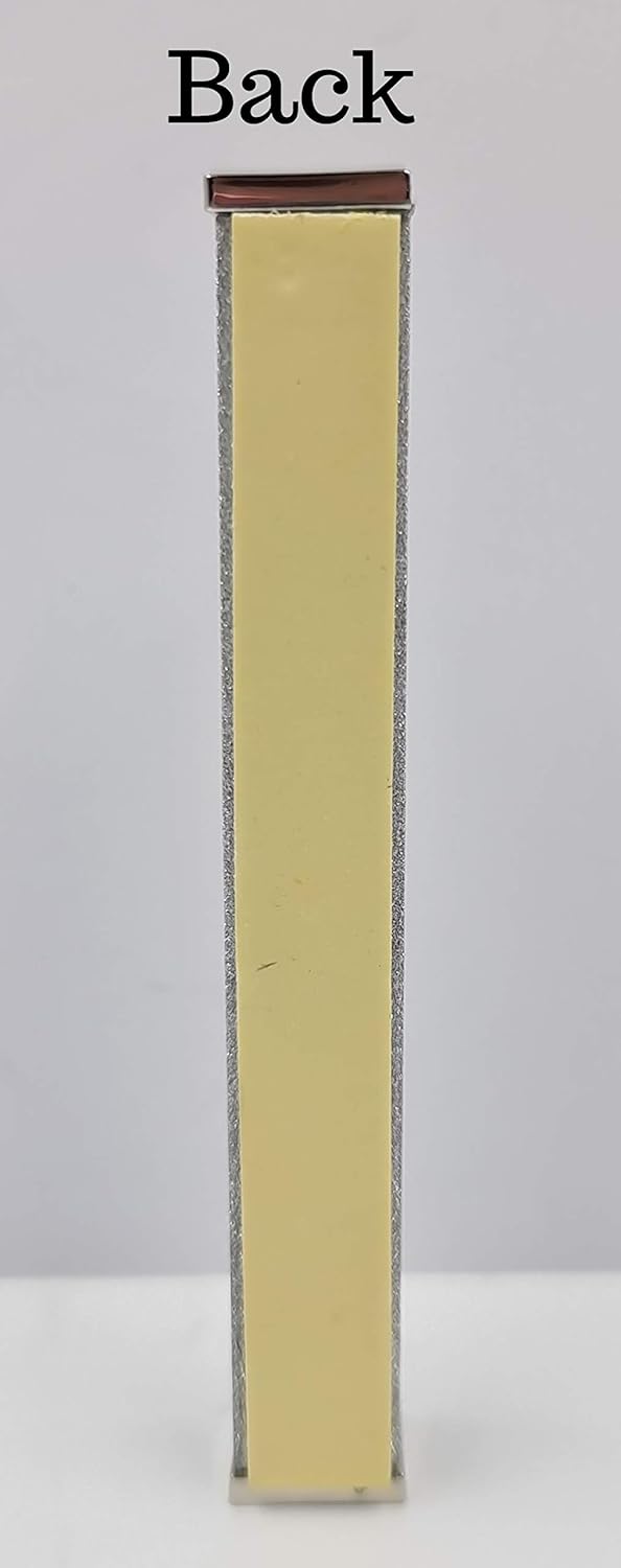 Sparkling Silver Aluminum Mezuzah Case with Scroll 3D Shin Door Cover