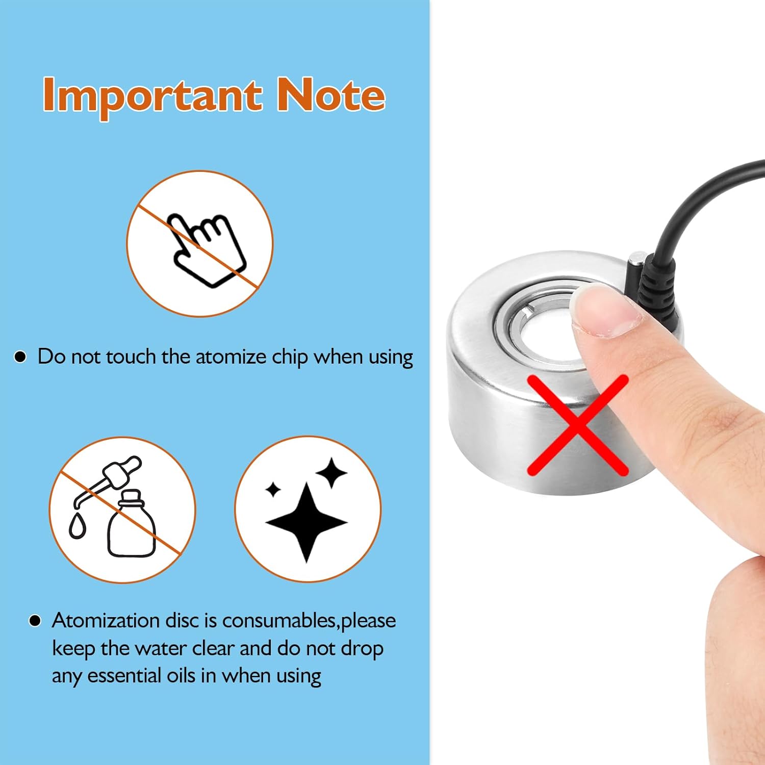 FITNATE Mister Fogger Mist Generator Atomizer Air Humidifier