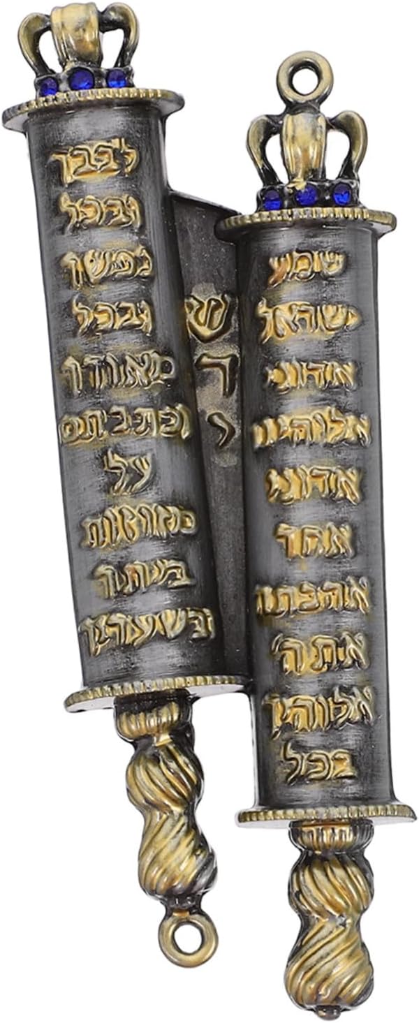 Sosoport Metal Mezuzah Scroll for Door