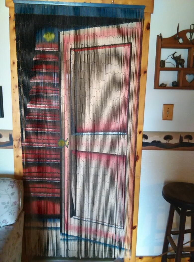 Beaded Curtain 125 Strands Handmade with 4000 Beads