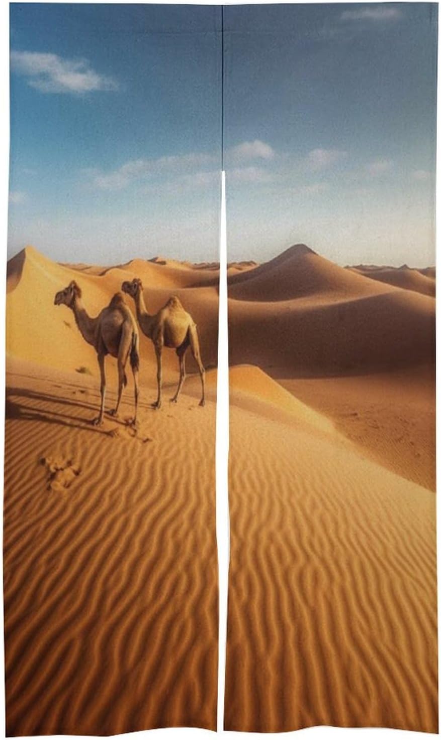 Sand Dunes Sahara Desert Door Curtain Panel 17x57 Inch