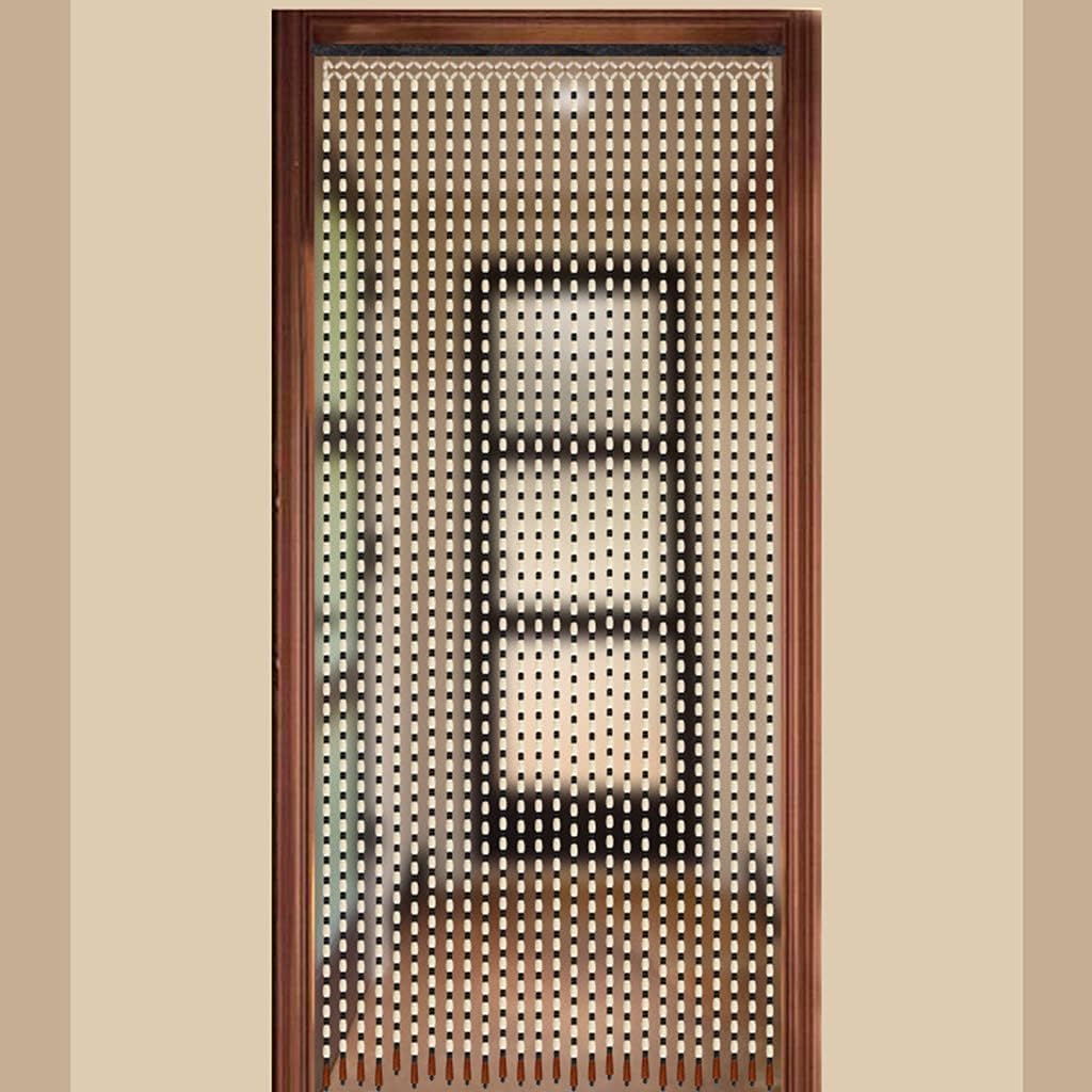 27 Strands Wood Beaded Curtain for Doorways and Room Dividers