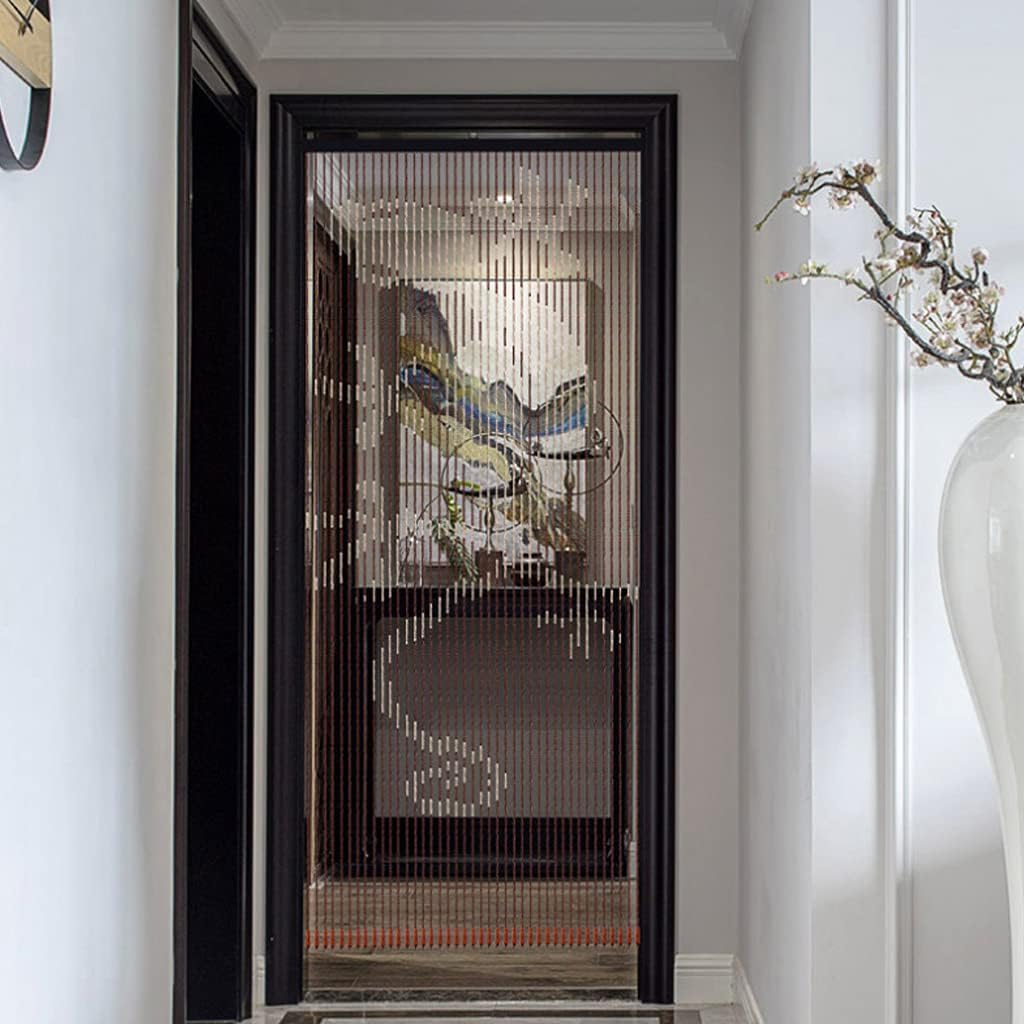 QPZK Doorway Curtain Beaded Panels 90x190cm