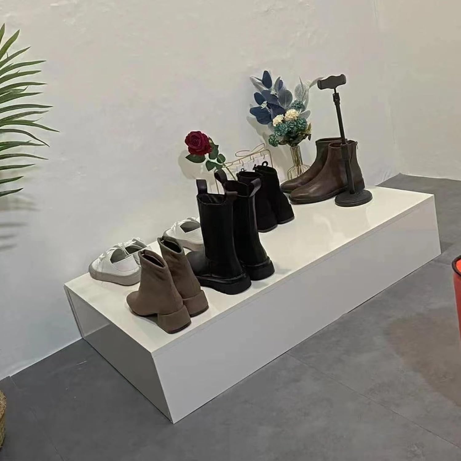 Square Display Pedestal Stands for Wedding and Retail Use