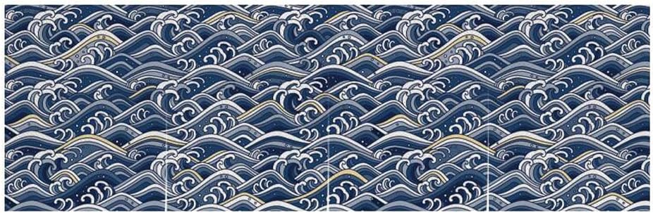 Japanese Sushi Bar Noren Door Curtain 45 Inch Wide Panel