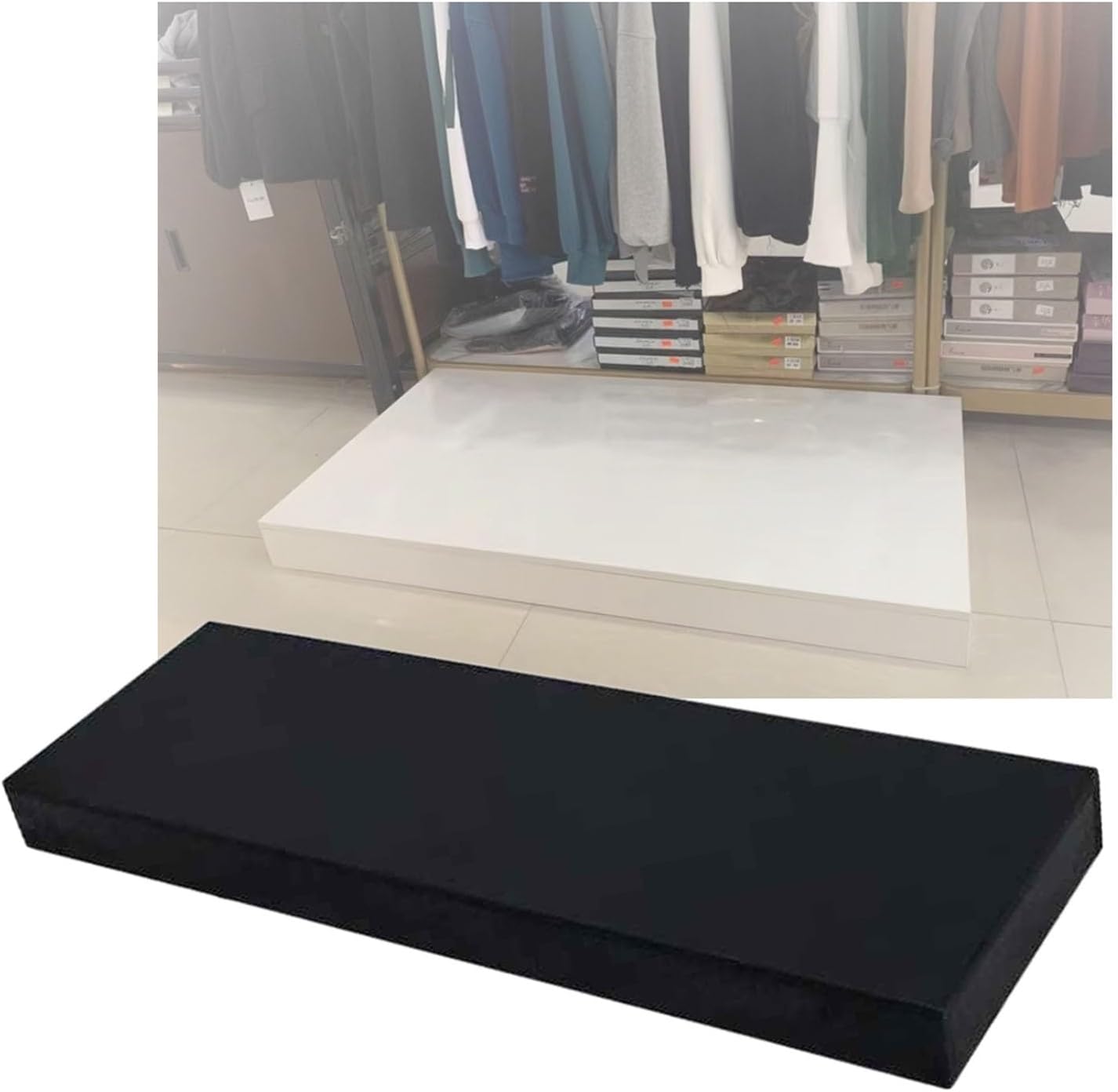 Square Display Pedestal Stands for Wedding and Retail Use