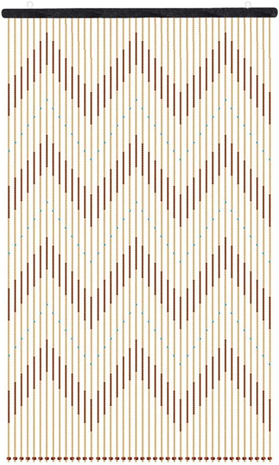 Wood Beaded Curtain for Doorways and Room Dividers