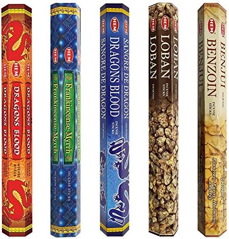 Hem Incense Sticks Variety Pack with Holder