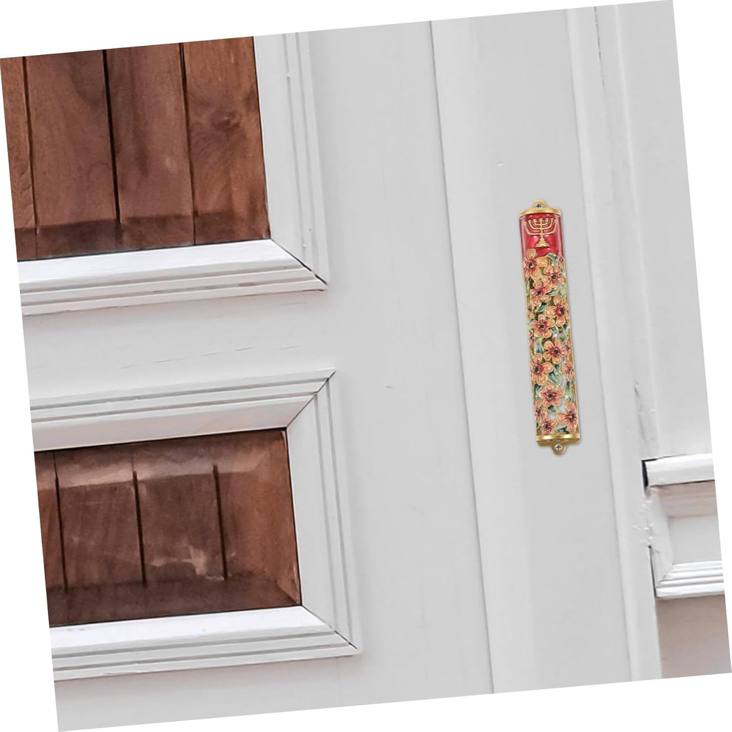 STOBAZA Mezuzah Door Decoration with Kosher Scroll