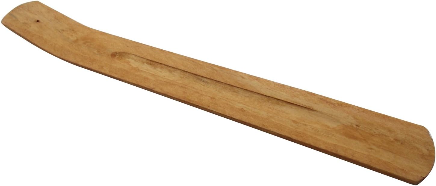 TRENDBOX 5pcs Plain Wood Incense Stick Holder Burner Ash Catcher