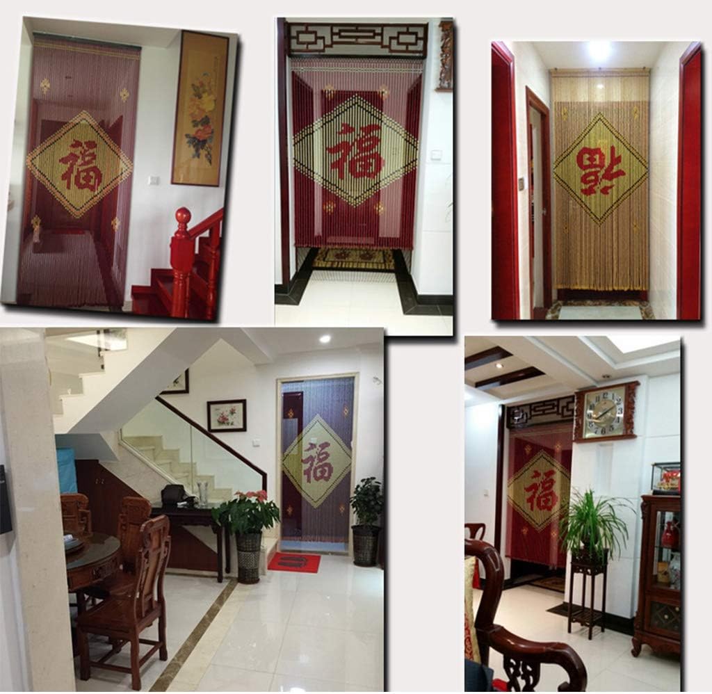 Wood Beaded Curtain Door Divider for Entryways