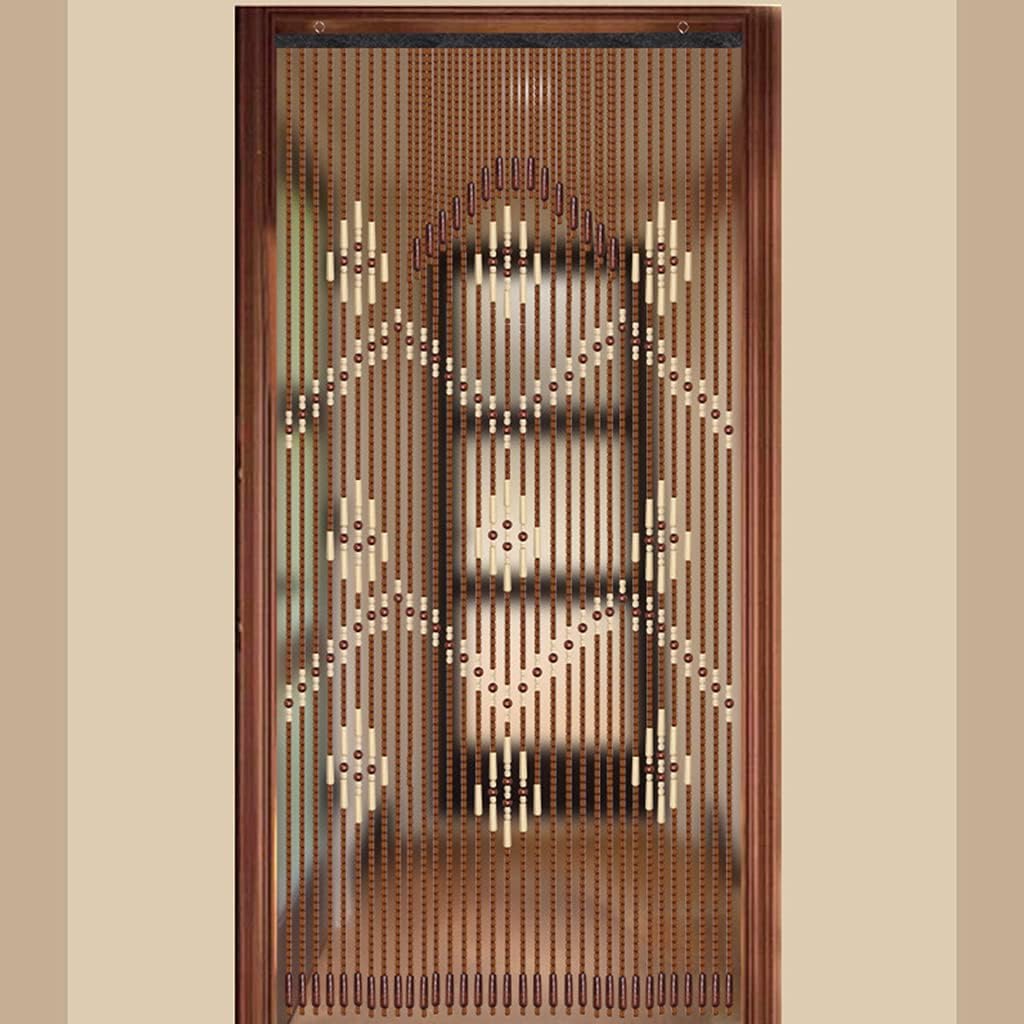 Natural Wood Beaded Curtains Doorway Divider