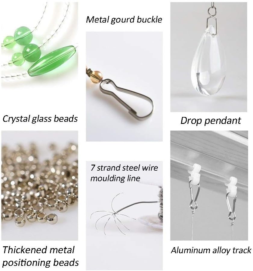 Beaded Curtain String 21 Strands Door Divider Decor