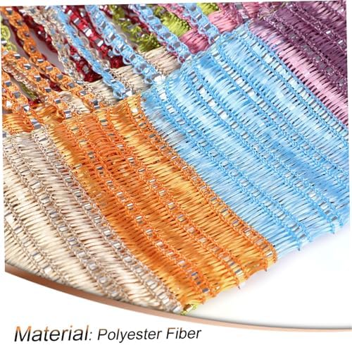 Tassel Style Door Curtain with Rainbow Colors
