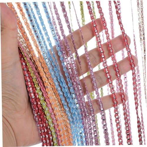 Tassel Style Door Curtain with Rainbow Colors