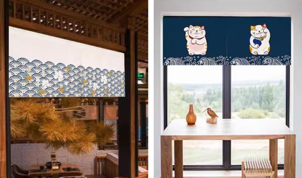 Japanese Sushi Bar Noren Curtain Panel Door Curtain