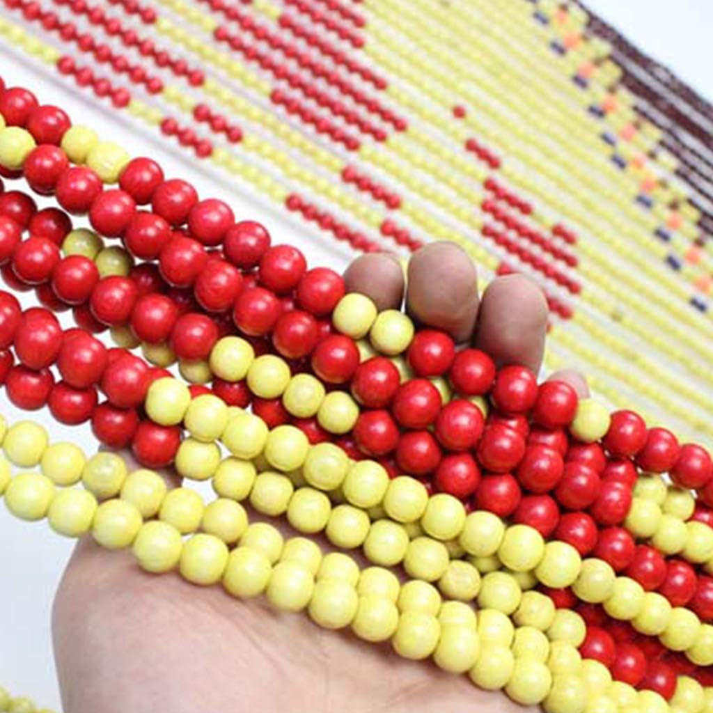 Wood Beaded Curtain Door Divider for Entryways
