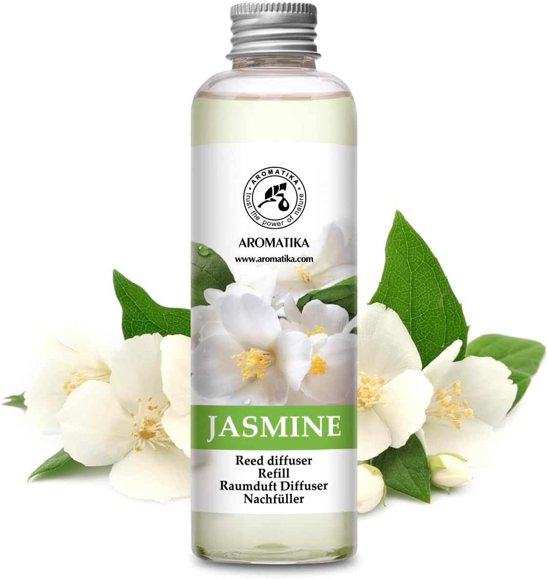AROMATIKA Jasmine Essential Oil 200ml Reed Diffuser Refill