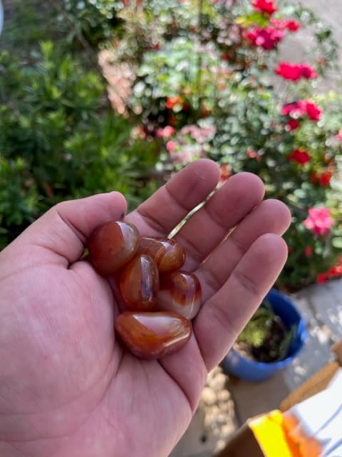 Special0212 Brown Agate Tumble Stones 1