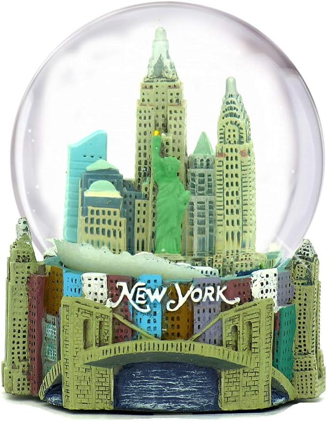 Skyline New York City Snow Globe 35 Inches Tall