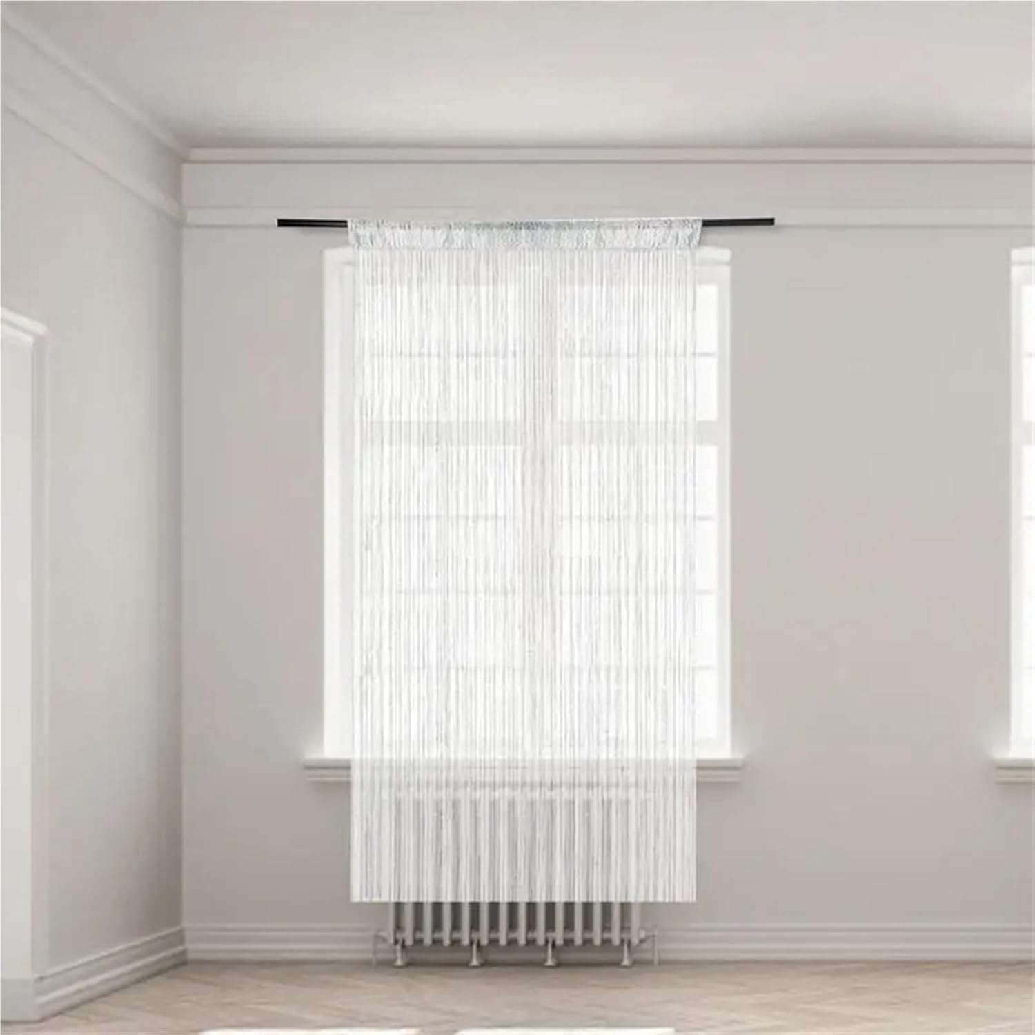 Colorful Doorway Curtain 100x200cm with Beaded Tassels