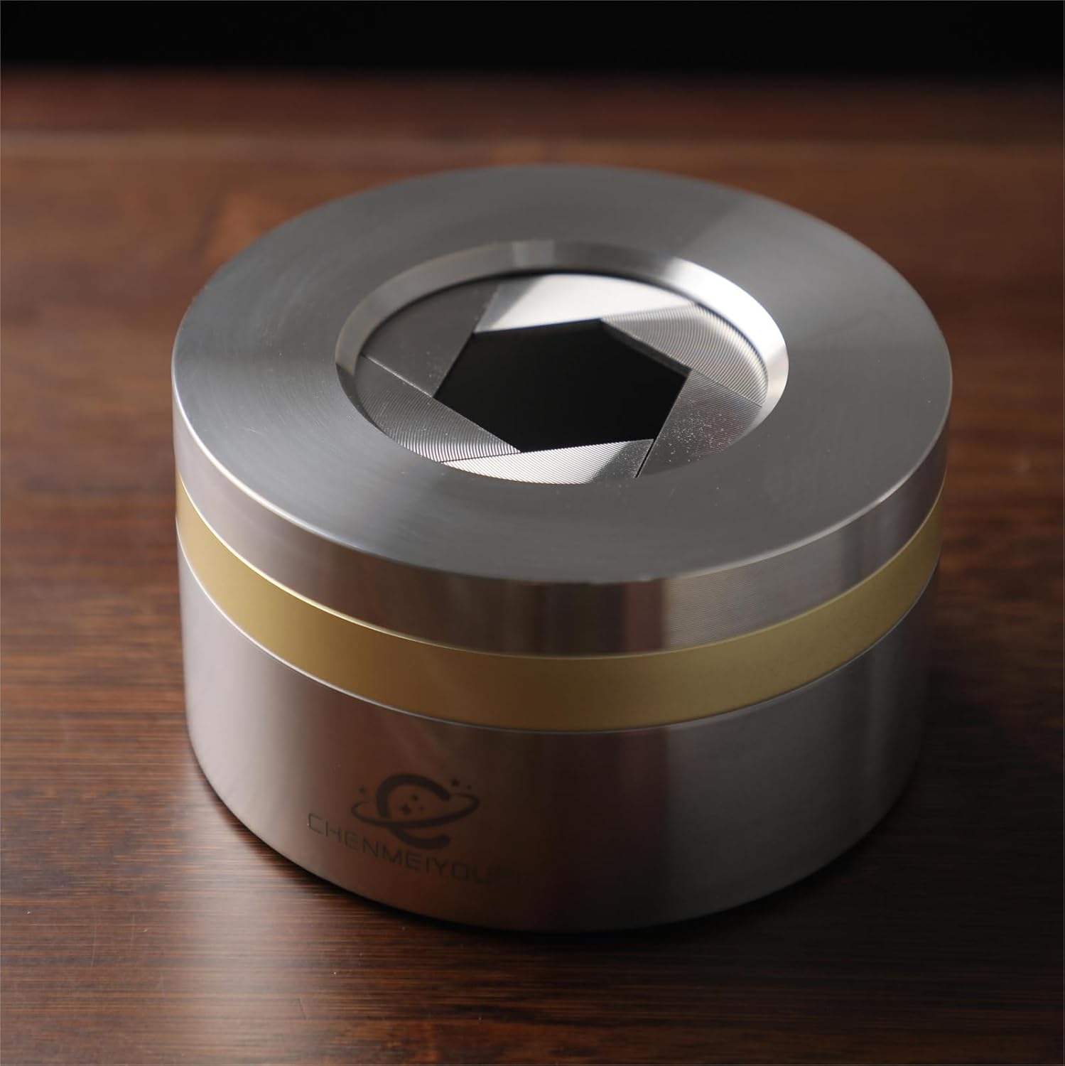 Premium Gold Plated Windproof Cigar Ashtray