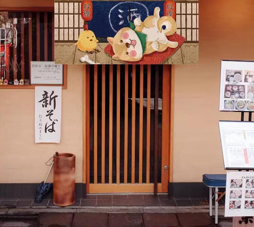 Japanese Sushi Bar Noren Curtain Door Panel