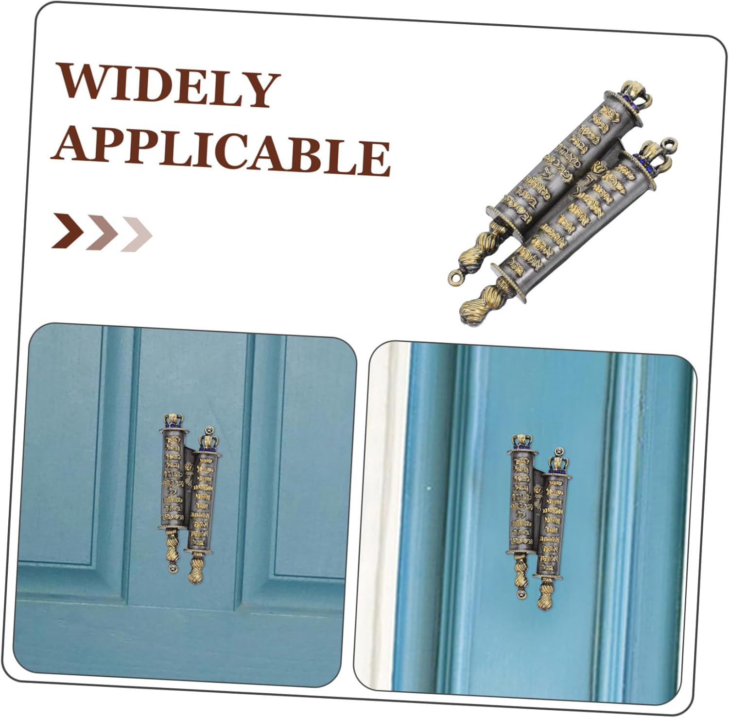 Cabilock Jerusalem Menorah Mezuzah Case
