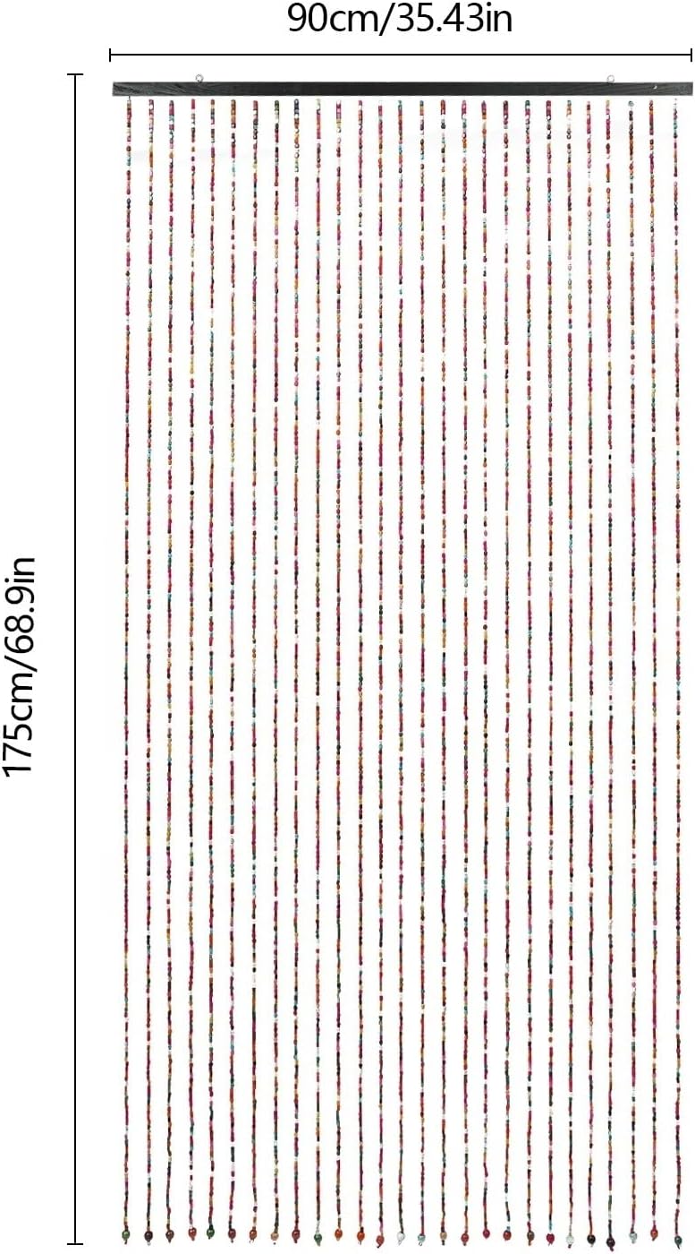 Glitter String Curtain Beaded Panel for Doorway and Room Divider