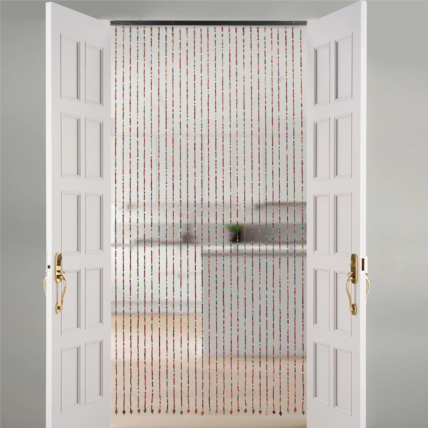 Glitter String Curtain Beaded Panel for Doorway and Room Divider