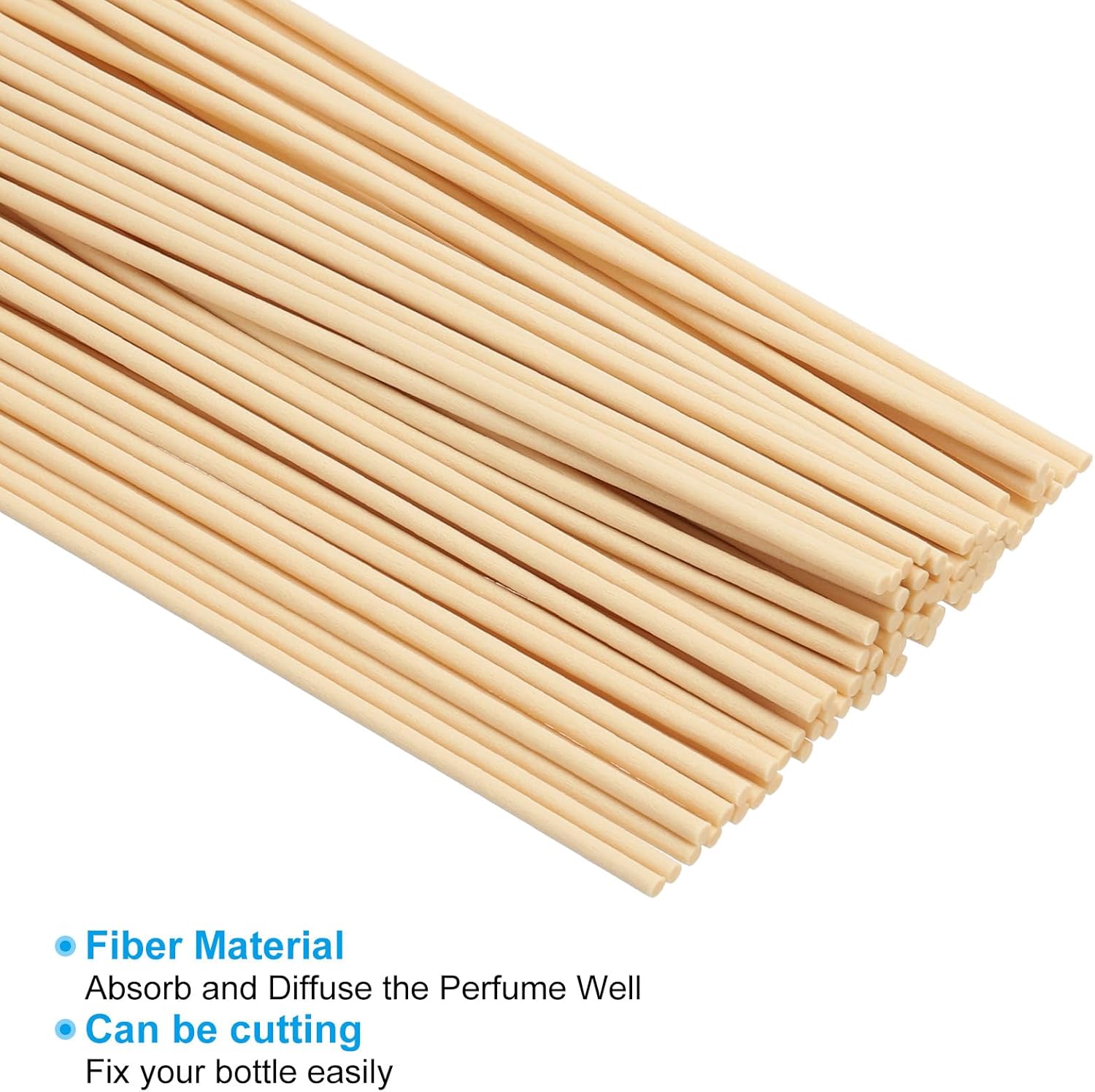 PATIKIL 30CM Reed Diffuser Sticks 100 Pack Wood Fiber