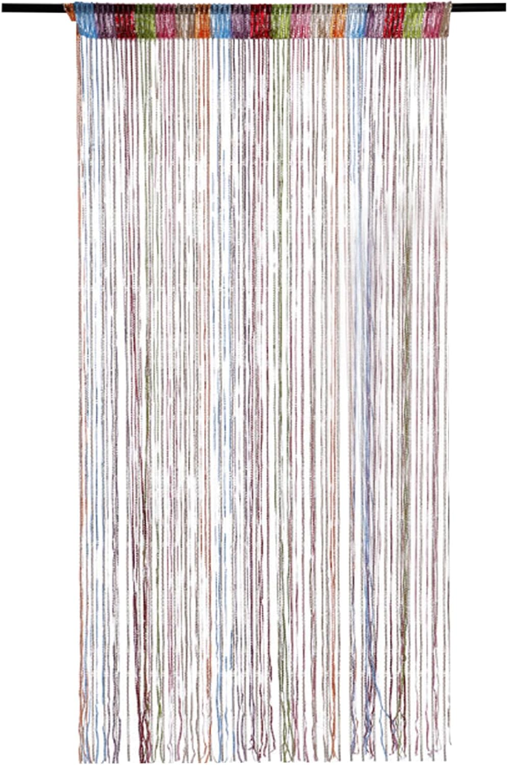 Tassel Style Door Curtain with Rainbow Colors