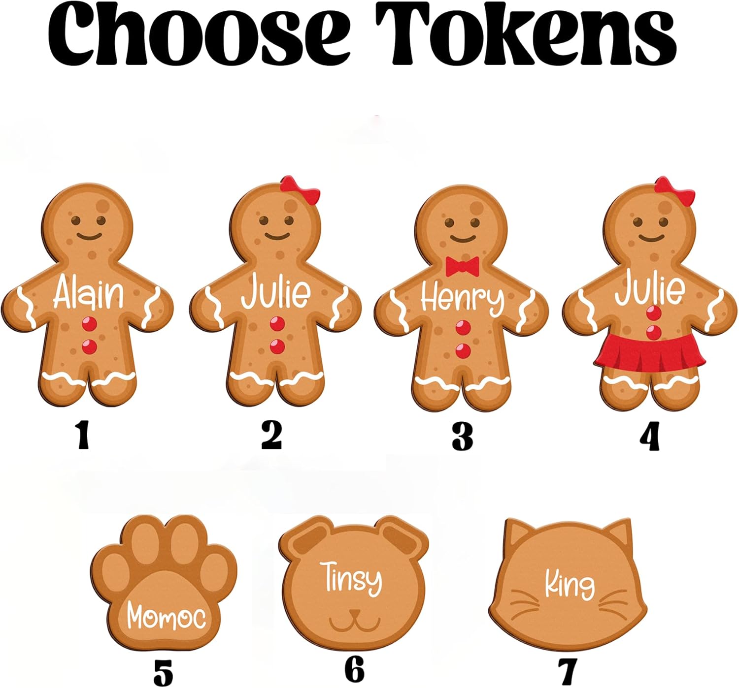 Personalized Family Shaking Gingerbread Ornament 2025