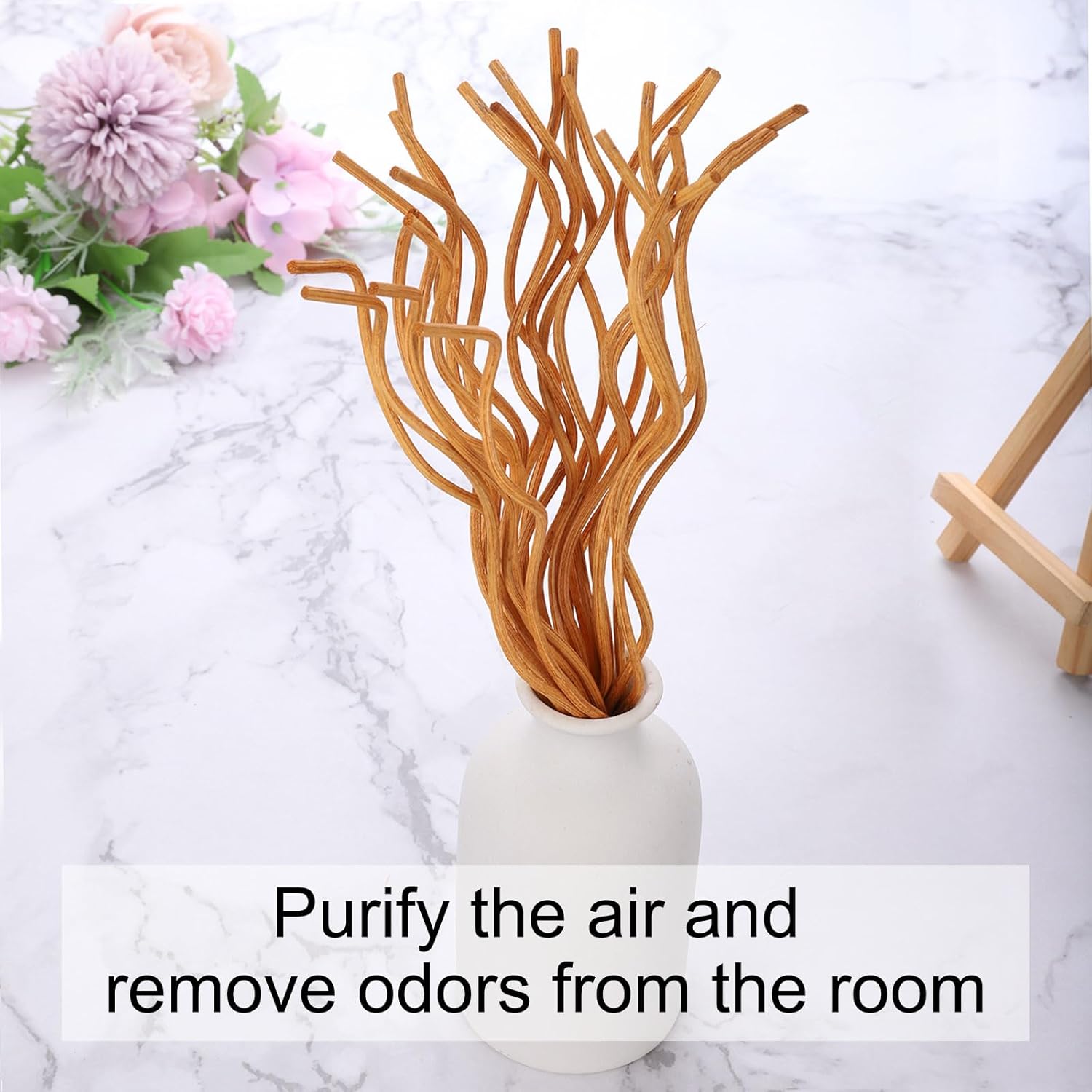 PATIKIL 28CM Rattan Diffuser Sticks 50 Pcs Black