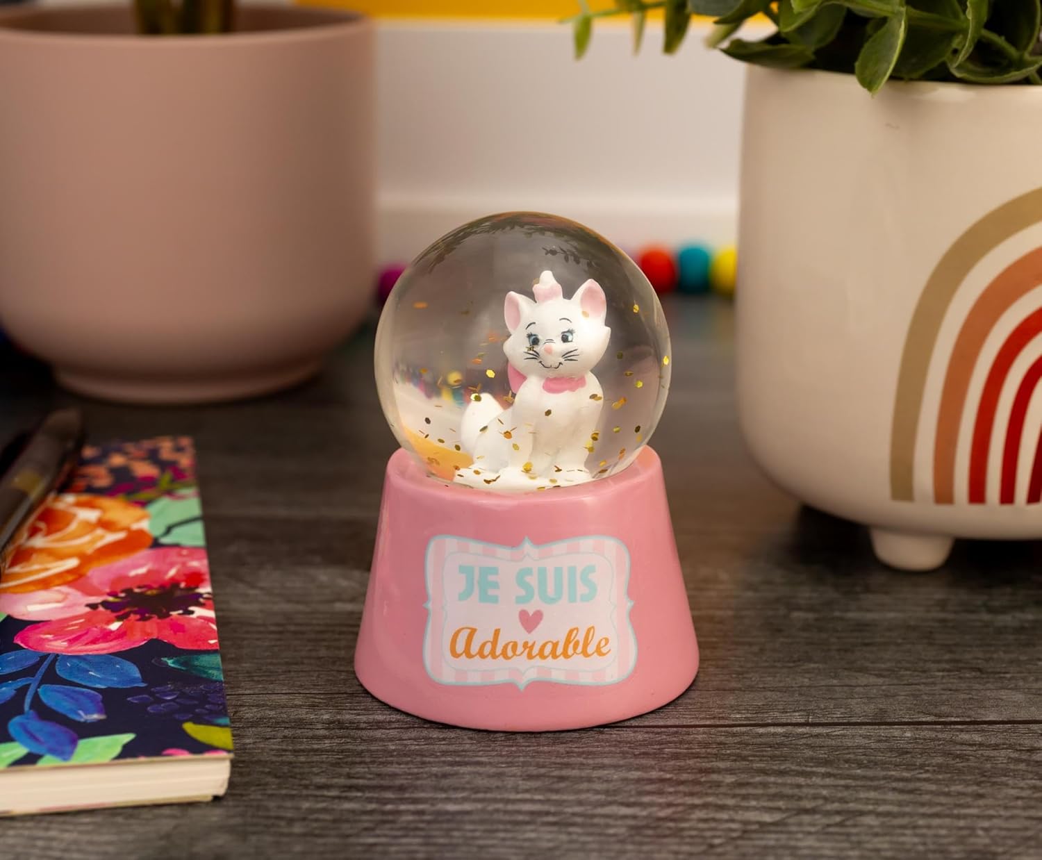 Disney The Aristocats Marie Snow Globe 45mm Light Up