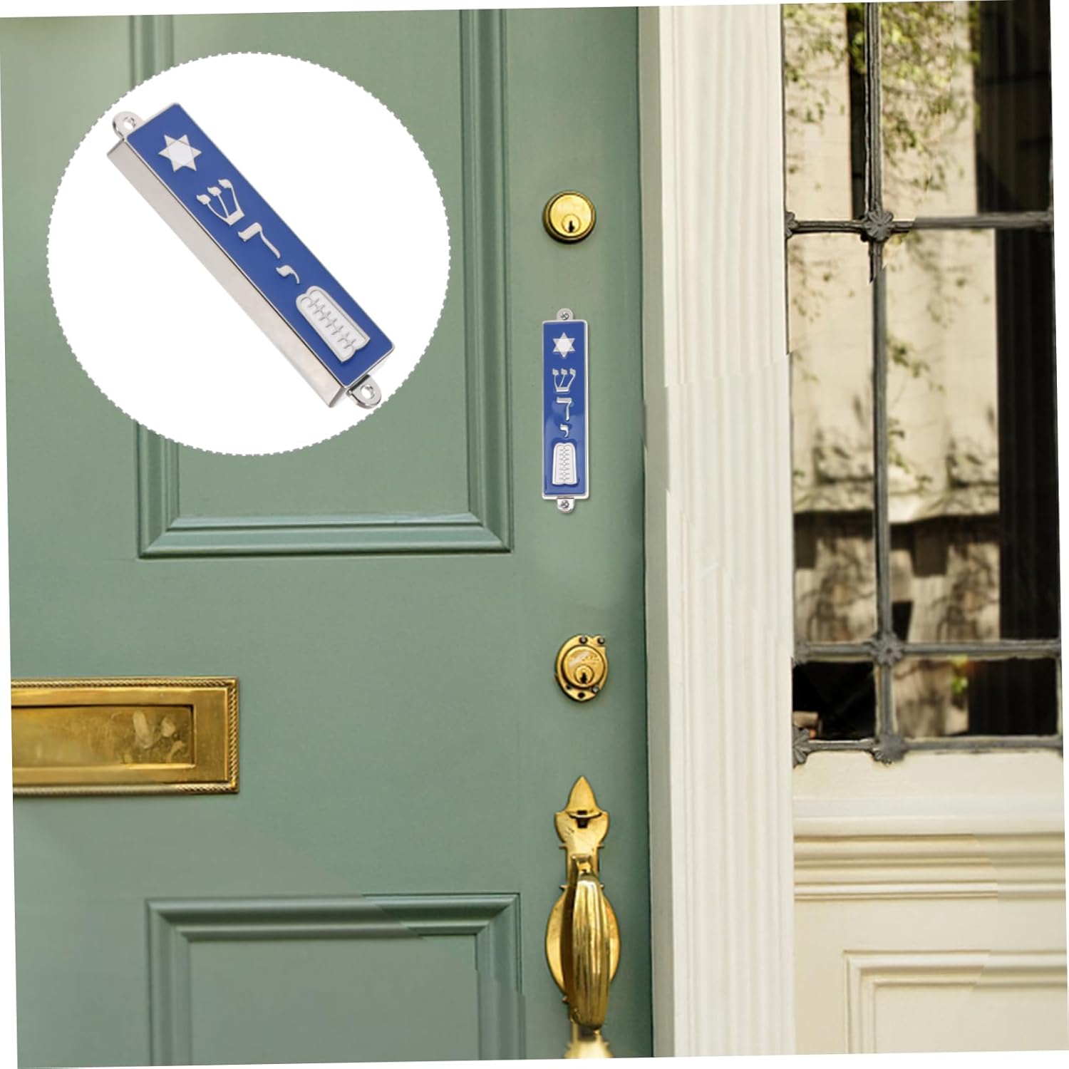 GARVALON Star Mezuzah with Holy Scroll