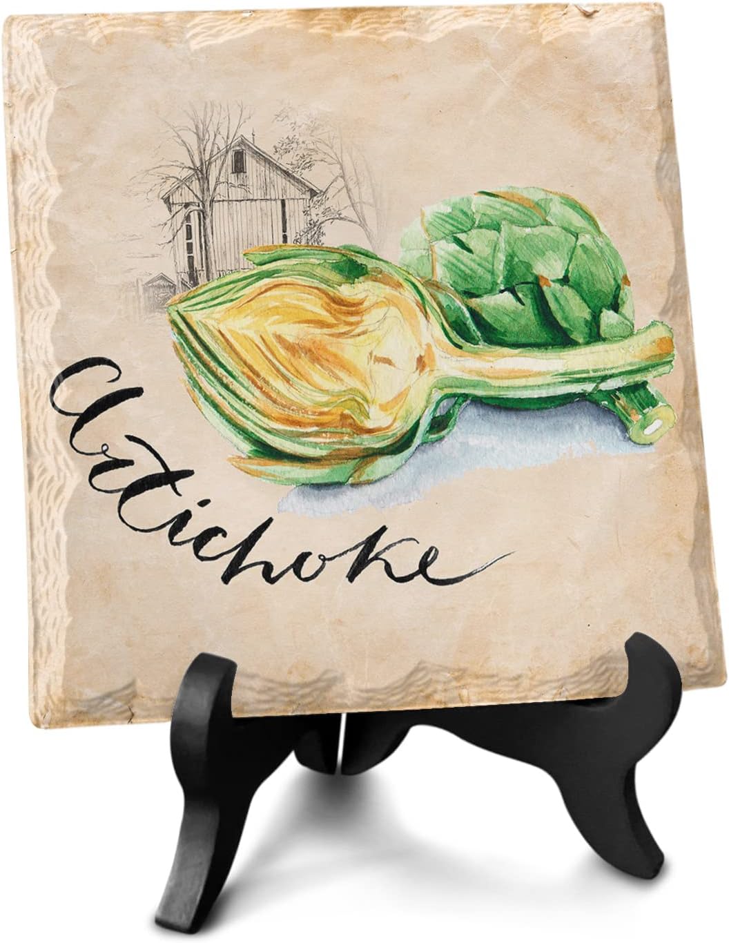 ZOE GARDEN Artichoke Ceramic Ornament 63x63