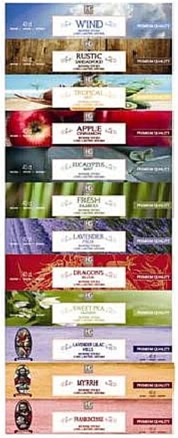 Hosley 480 Pack Assorted Incense Sticks