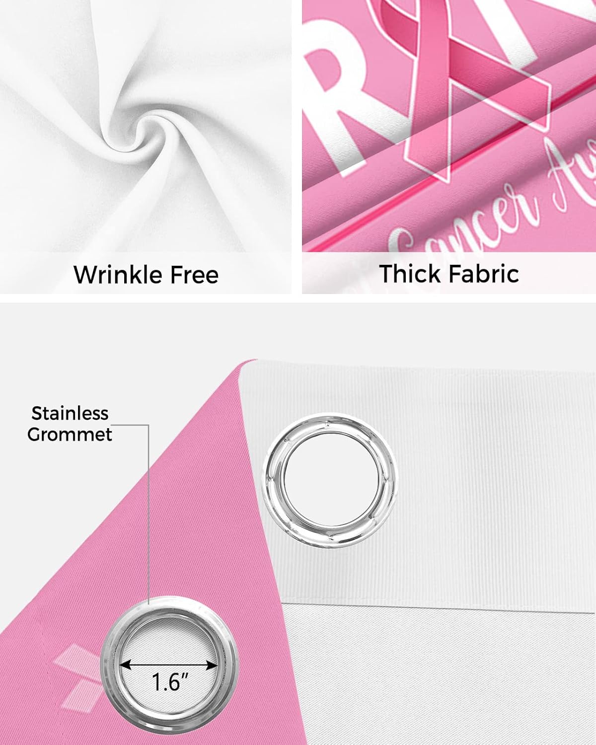 Pink Ombre Door Curtains 78 Inches Blackout Panels